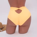 Frauen hohe Feigen B16 Orange | Meina