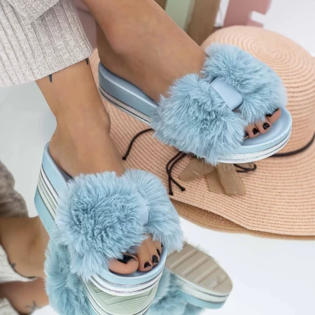 Frauen WS213 Pantoffeln blau Mei
