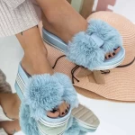 Frauen WS213 Pantoffeln blau Mei