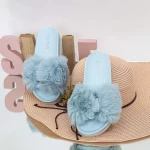 Frauen WS213 Pantoffeln blau Mei