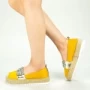 Frauenschuhe jeden Tag mit BL0003 Plattform Yellow | Botinelli