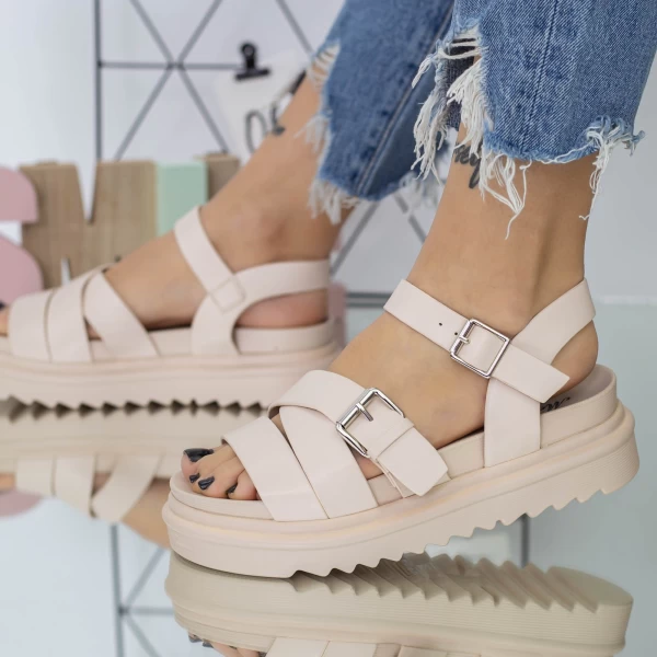 Frauensandalen LE234 Beige Mei