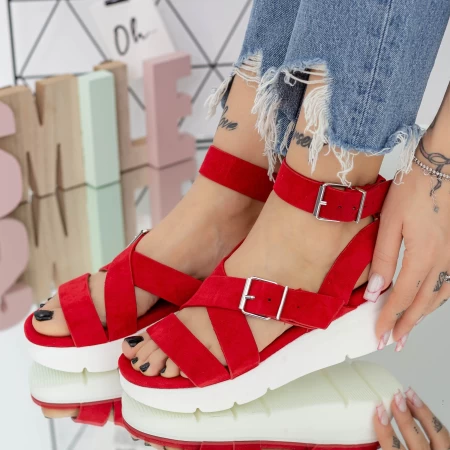 Frauen HXS27 SANDALS rot | Mei