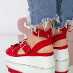 Frauen HXS27 SANDALS rot | Mei