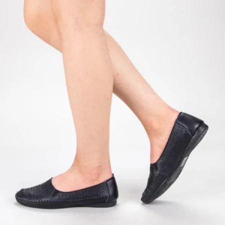 Ballerinas 23074 Schwarz Engelblau