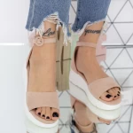 Frauen hxs50 Sandalen beige Mei