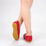 Ballerinas 23074 Rot Engelblau