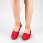 Ballerinas 23074 Rot Engelblau