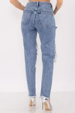 Frauen Jeans TR61050 Blau Fartfallin