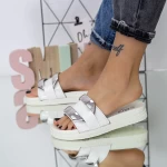 Frauen X18 Pantoffeln weiß Mei