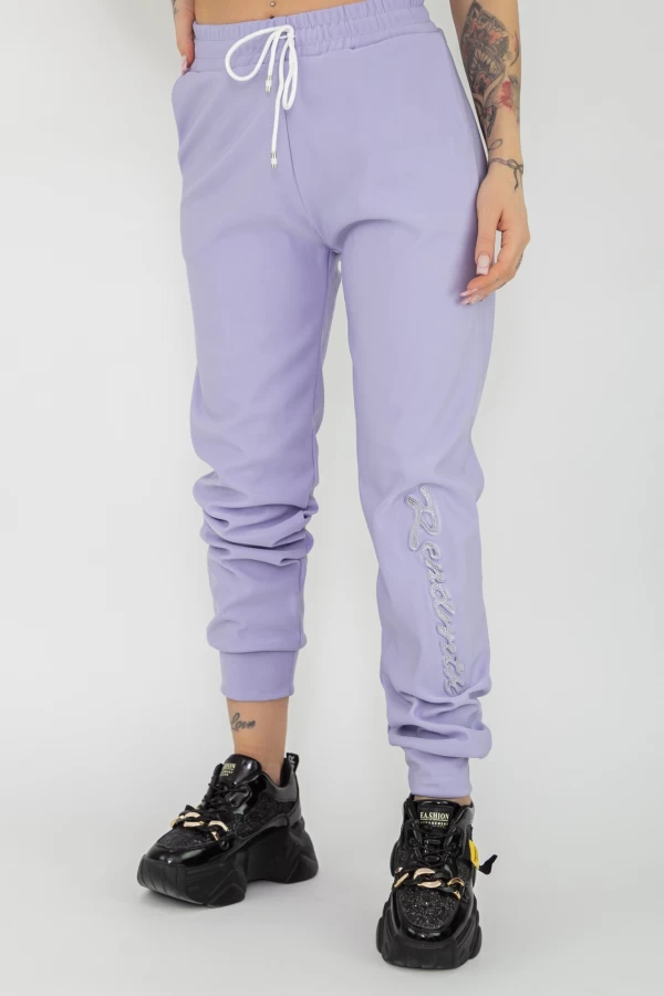 Frauen 1529 Lila Hosen Mode