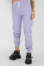 Frauen 1529 Lila Hosen Mode