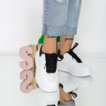 Frauen Sportschuhe WL263 Czarny-Biała | Mei