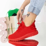 Frauen Sportschuhe xj53 rot Mei