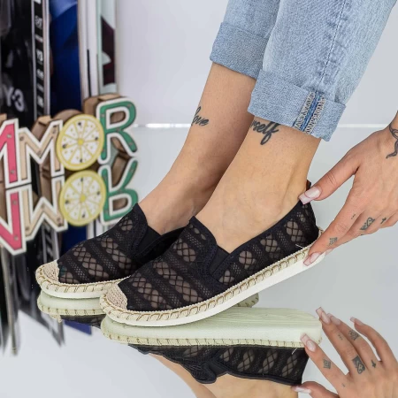 XJ55 Black Ballerinas Mei