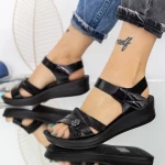Frauen wl232 Sandalen schwarz Mei