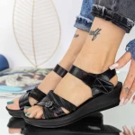 Frauen wl232 Sandalen schwarz Mei