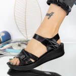Frauen wl232 Sandalen schwarz Mei