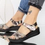 Frauensandalen WL232 Silber Mei