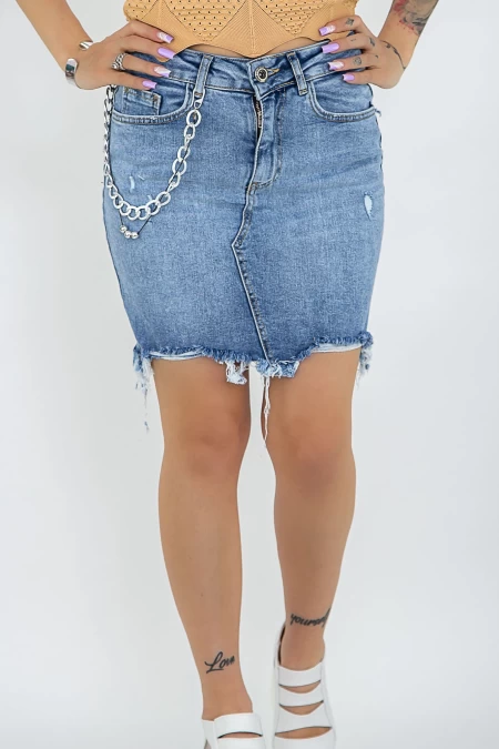 Jeansrock 50476 Dunkelblau Mode