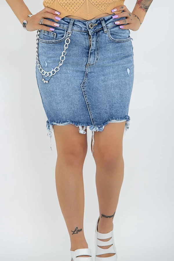 Jeansrock 50476 Dunkelblau Mode
