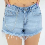Kurzjeans für Frauen 50488 Blau Mode