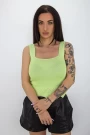 Ärmellose Bluse hm01 hellgrün Mode