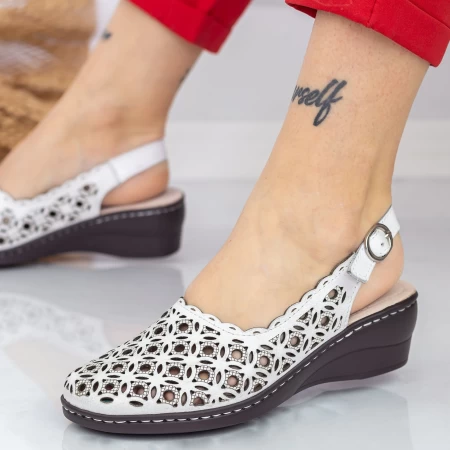 Frauenschuhe jeden Tag JSB105 Weiß | Engelblau