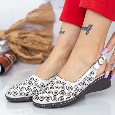 Frauenschuhe jeden Tag JSB105 Weiß | Engelblau