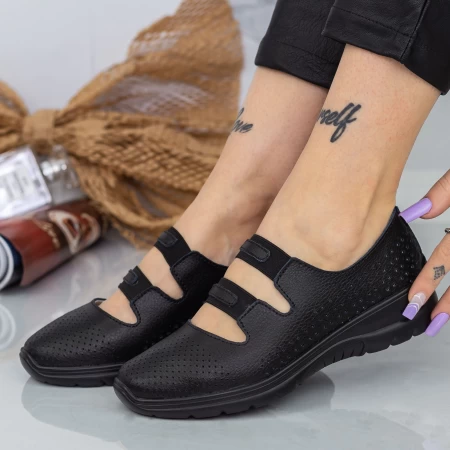 Ballerines XH2067 Schwarz Engelblau
