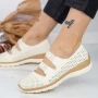 Ballerinas XH2067 Leicht Beige Engelblau