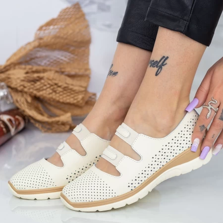 Ballerinas XH2067 Leicht Beige Engelblau