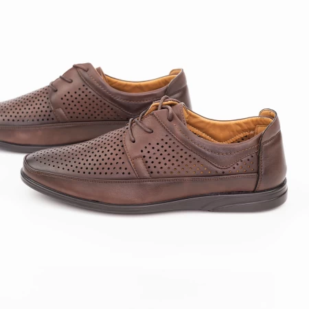 Herrenschuhe L2172-4F1 Hell Brown | Herr Zoro