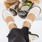 Frauenschuhe täglich 2285 Creme | Gebildet