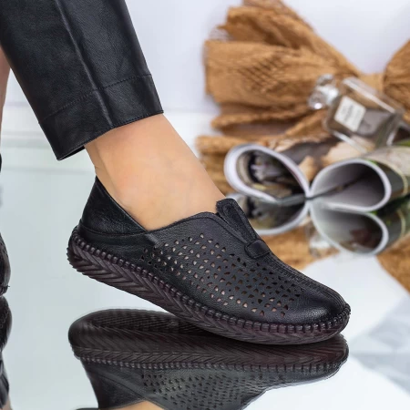 Frauenschuhe jeden Tag 7672-3 Schwarz | Gebildet