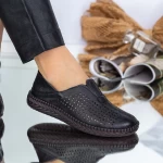 Frauenschuhe jeden Tag 7672-3 Schwarz | Gebildet