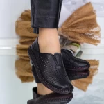 Frauenschuhe jeden Tag 7672-3 Schwarz | Gebildet
