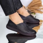 Frauenschuhe jeden Tag 7672-3 Schwarz | Gebildet