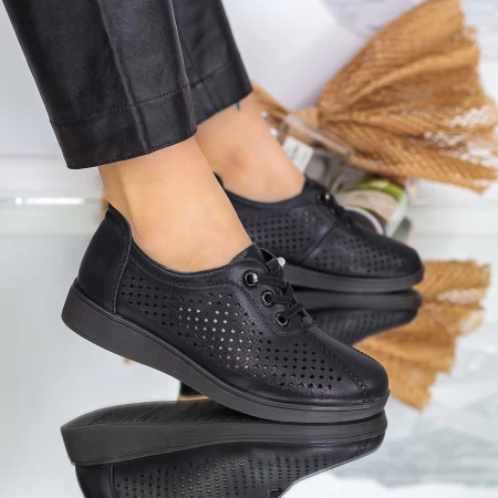 Frauenschuhe jeden Tag 9038 Schwarz | Gebildet