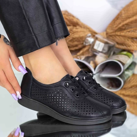 Frauenschuhe jeden Tag 9038 Schwarz | Gebildet