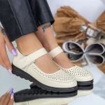 Frauenschuhe jeden Tag 63731 Creme | Gebildet
