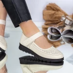 Frauenschuhe jeden Tag 63731 Creme | Gebildet