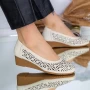 Frauenschuhe jeden Tag A77-18 Creme | Gebildet