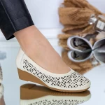 Frauenschuhe jeden Tag A77-18 Creme | Gebildet