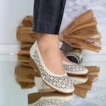 Frauenschuhe jeden Tag A77-18 Creme | Gebildet
