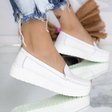 Frauenschuhe jeden Tag 009 Weiß Gebildet