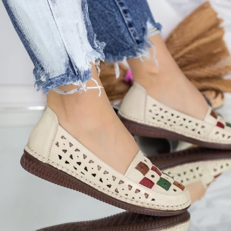 Frauenschuhe jeden Tag BBX21505 Creme | Gebildet