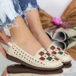 Frauenschuhe jeden Tag BBX21505 Creme | Gebildet