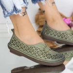 Frauenschuhe jeden Tag 2132 Grün Gebildet
