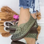 Frauenschuhe jeden Tag 2132 Grün Gebildet